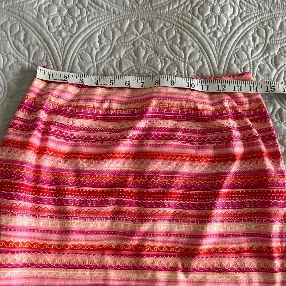Talbots Cotton A-Line Striped Skirts for Women size 6P - Picture 9 of 10
